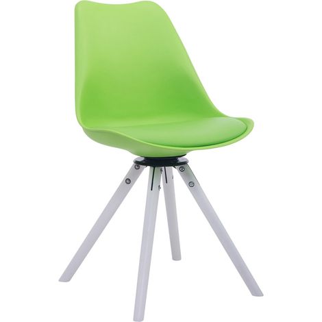 Silla para visitas Troyes Rund Verde Blanco (1/3)