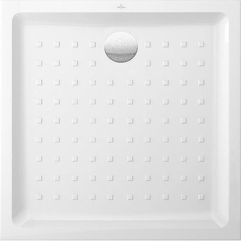 O.novo, Piatti doccia Quadrati, 1000 x 1000 x 60 mm, Profondità: 30 mm, Quadrati, in ceramica, sospesi o ad incasso, su piedi o su appoggio, Ceramica con tavolette e superficie lucida