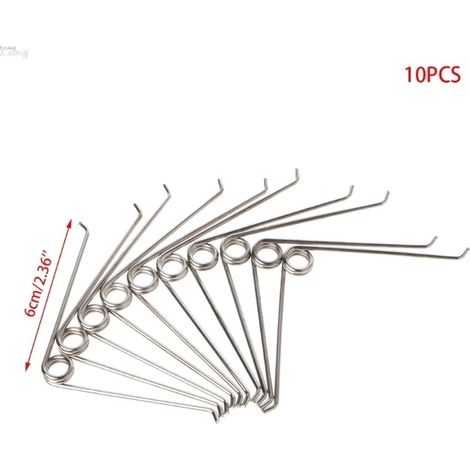 10 ressorts de compression en acier en forme de V pour cisailles de jardin, accessoires et outils1423