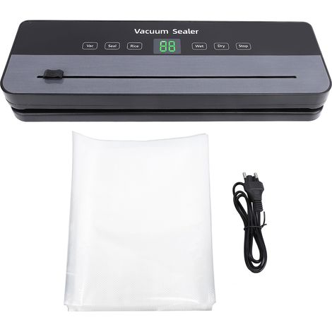 Ortviai Scelleuse sous vide automatique 6 modes compacte avec 30 sacs – pour aliments secs et humides, prise UE (1/5)