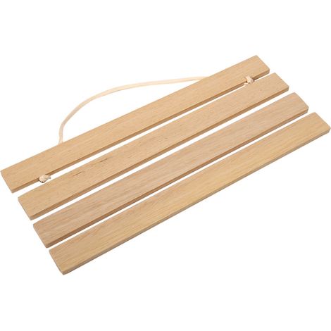 Moderner magnetischer Bilderrahmen aus Sägemehl, DIY-Posterrahmen, Bildrollenaufhänger, weißes Holz, 21 cm (1/5)