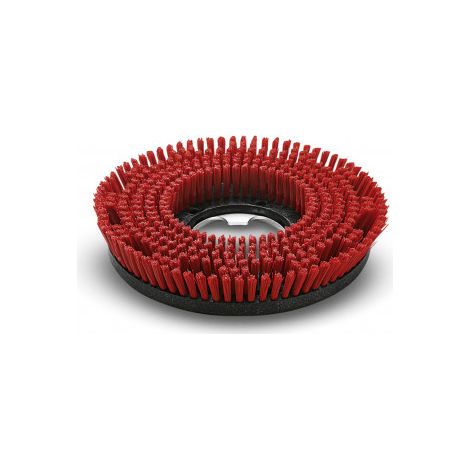 Kärcher – Brosse-disque professionnelle rouge 430 mm 63698950 – Moyennement dure pour nettoyage sols fragiles – Accessoire autolaveuse et monobrosse