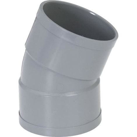 Coude PVC à 22°30 F/F - Diamètre 125 mm