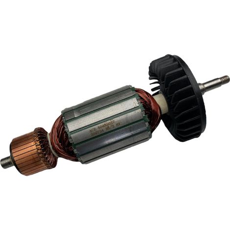Trade-Shop Anker / Rotor / Läufer / Kollektor Ersatzteil für Makita GA 9040 GA 9040 S GA 9040 R GA9040 GA9040S GA9040R Winkelschleifer (1/3)