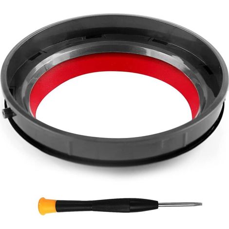 Joint D'étanchéité Fixe, Joints Fixes Compatible Avec Dyson V10/SV12, Aspirateur Pièces de Réparation et Remplacements Accessoires, Avec tournevis (1/4)