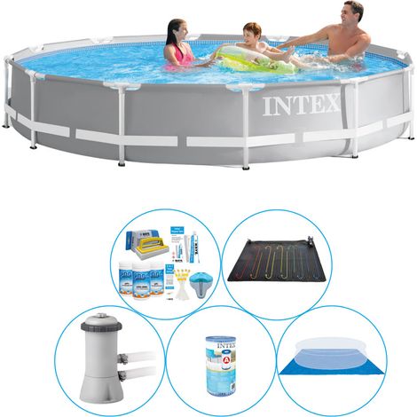 Prism Frame Pool Rund - 366x76 cm - 5-teilig S21046 (1/4)