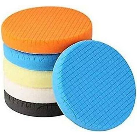 Tampon De Polissage - 5 Pièces 150 mm Éponge Pour Polisseuse RO DA - Auto Carrosserie (1/4)