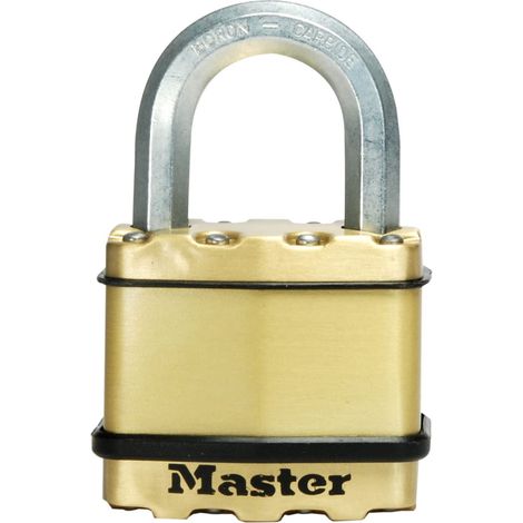 Master Lock Laminated Steel Key Lock, 50mm Width Security Padlock (1/5)