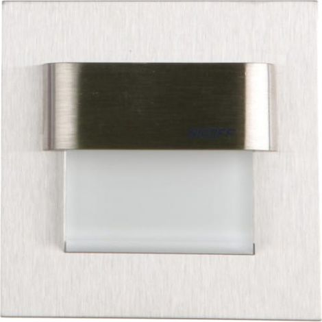 Apparecchio di illuminazione a LED TANGO per vano scale, 10 V CC, 0,8 W, IP 20, 6500 K, acciaio inox lucidato.