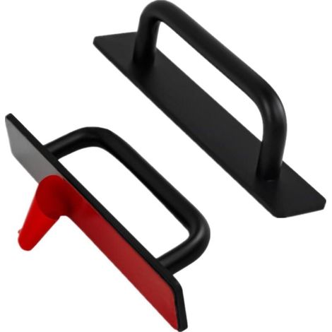 2pcs Self Stick Instant Kitchen Cabinet Bathroom Drawer Closet Door Handle Pulls (1/4)