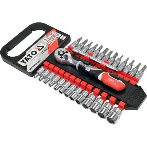 Yato 1/4"-Schlüsselsatz, 28-teilig (1/4)