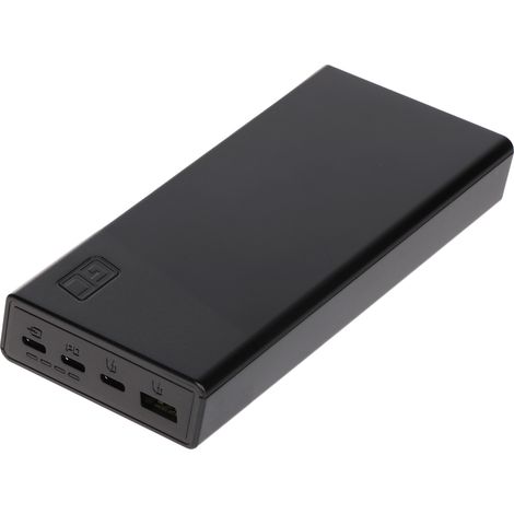 Batería externa POWERPLAY-20S-NEGRA-GC 20000mAh 22.5W (celda verde)