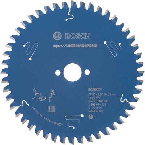 Bosch Kreissägeblatt Expert for Laminated Panel für Handkreissägen 160 x 20 x 2,2 mm 48 - 2608644127 (1/5)