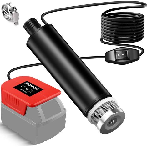 120-W-tragbare Wasserpumpe für Milwaukee M18 18V-Akku – Wasserförderung für Garten und Pool (1/5)