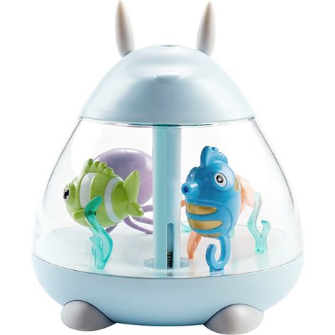 Leiser USB-Luftbefeuchter mit Meeresmotiven für Büro und Schlafzimmer, Blau (1/5)
