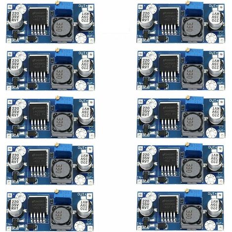 10 pezzi Regolatore di tensione DC-DC ad alta efficienza da 3,0-40 V a 1,5-35 V Convertitore step-down Modulo di alimentazione fai da te