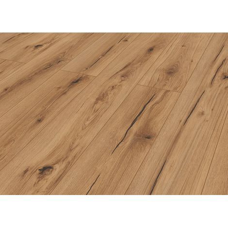Classen Designboden HydroClick 128,5 x 19,2 cm 9 mm Burgeiche Laminat (1/3)