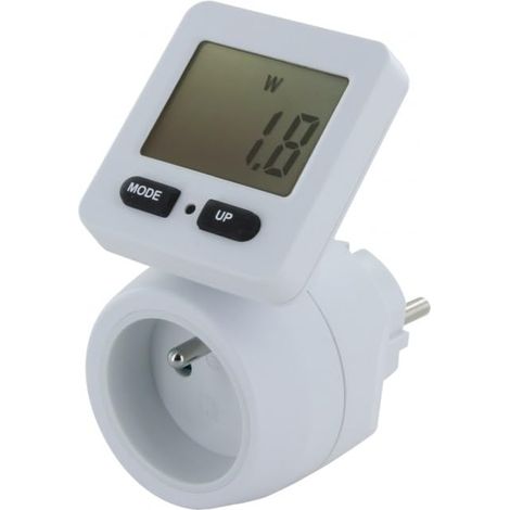 Prise mesure consommation - CHACON - 54351 - Ecran rotatif - FR (1/4)