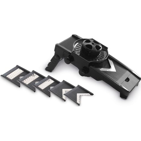 Affettatrice manuale professionale per verdure - Set di 5 accessori tipo V - Hendi 222614 (1/5)