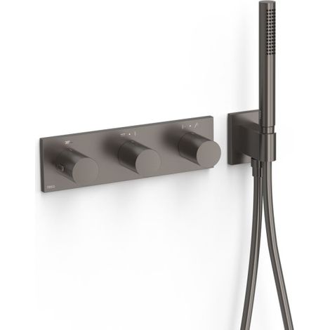 Robinet thermostatique encastré à 4 voies B-system Graphite - TRES 30735401GR