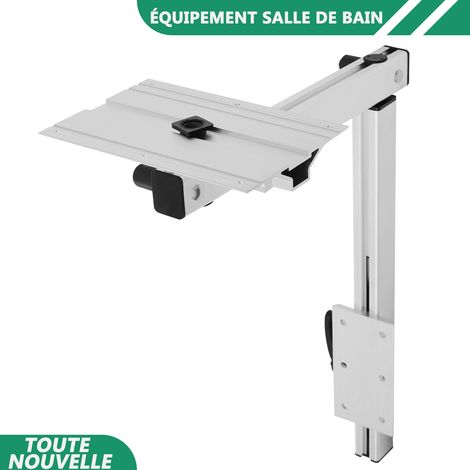 WAOBDLA Aliage d'aluminium de jambe de table rotative de 360° 50kg/110.23lbs Charge RV Table Leg Lifting réglable (1/5)