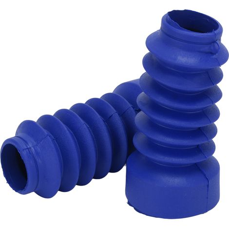 Lot de 2 cache-poussière en caoutchouc pour amortisseur avant de moto DIO 18/27/28/34/35 (bleu) (1/5)