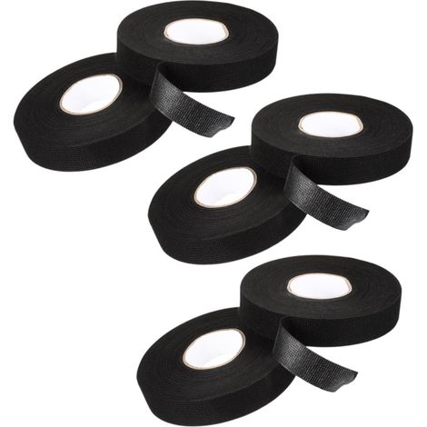 Lot de 6 rouleaux ruban adhésif haute résistance pour faisceaux câbles (1/5)