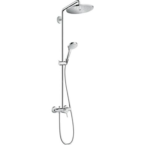 HANSGROHE Croma Select S 280 columna de ducha mecánica cromada + estante AddStoris