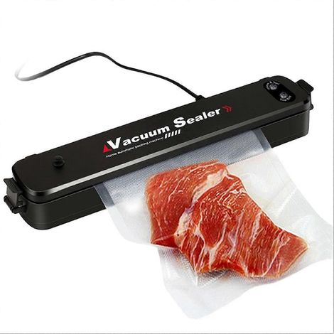Machine à emballer sous vide automatique, système de mise sous vide automatique, comprend 15 sacs de mise sous vide (noirs) (1/5)