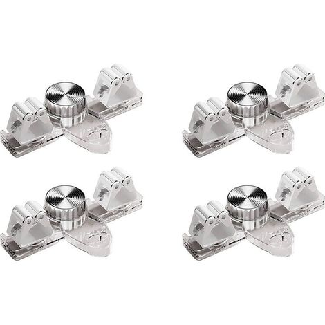 4 soportes para escobas y fregonas, no requiere taladrar, ventosa, montaje en pared para baño, cocina, oficina.