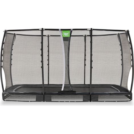 EXIT Allure Premium Bodentrampolin 214x366cm - schwarz