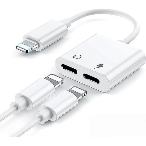 Adaptateur casque pour iPhone, double répartiteur (1/2)
