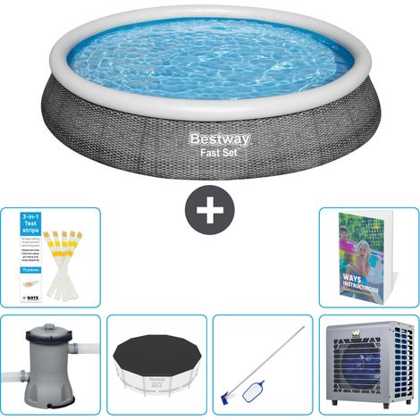Bestway Piscina Bestway Fast Set Rotonda - 396x84 cm - 7-pezzi  S283 (1/5)