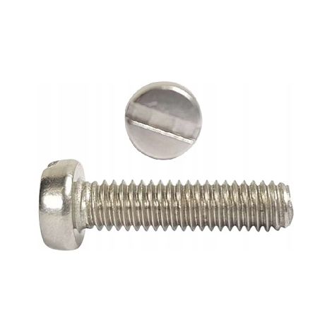 Vis à tête cylindrique M6x8 DIN 84 A2, lot de 10 (1/5)