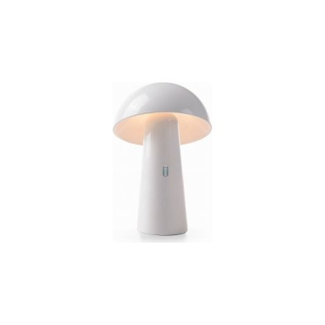 SHITAKE Lampada da tavolo con batteria ricaricabile. Luce calda a LED. Prodotto in Spagna