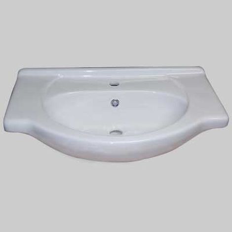 LAVABO CONSOLLE IN CERAMICA - Lavabo consolle in ceramica cm 85