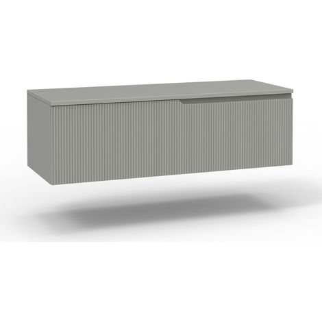 Base con top 1 cestone ZIP grigio opaco (1/3)