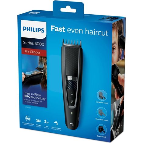 PHILIPS HC5632/15 GRIS CORTAPELOS LAVABLE HAIRCLIPPER SERIES 5000