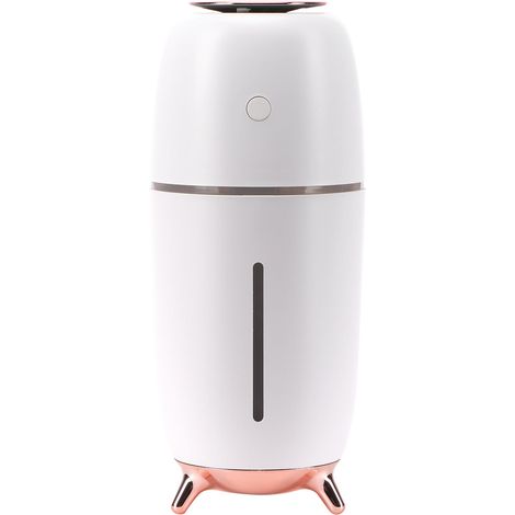 Humidificateur intelligent USB à brumisation avec veilleuse pour bureau, voiture, blanc (1/5)