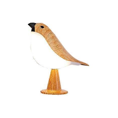Kleine Vogel-Schreibtischlampe, wiederaufladbare kabellose Tischlampe