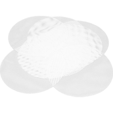 Packung mit 10 antihaftbeschichteten Silikon-Dampfgarmatten, wiederverwendbar und zuschneidbar, für den Einsatz in Küche und Restaurant (22 cm / 8,7 Zoll). (1/5)