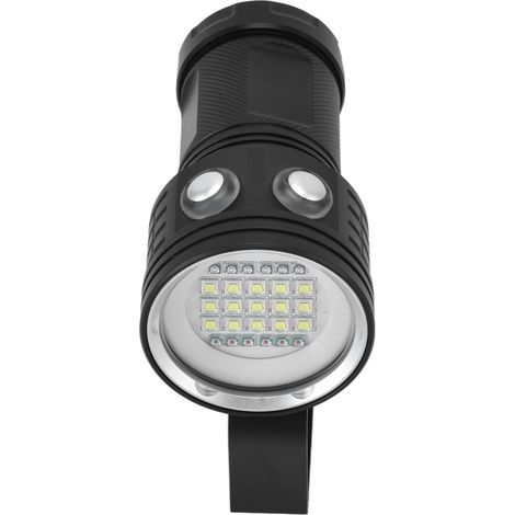 Unterwasser-Taschenlampe mit 27 LEDs, wasserdicht nach IPX8, tragbar, für Tauchgänge bis 100 m / 328,1 ft (1/5)