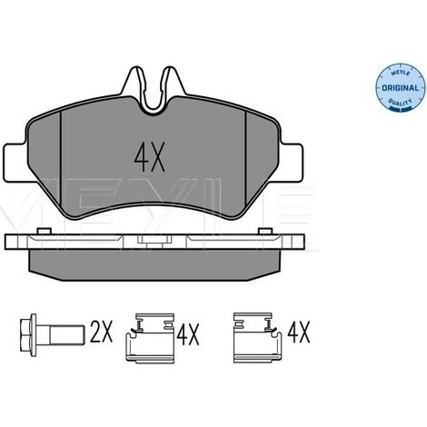 Kit de plaquettes de frein, frein à disque Meyle 025 291 9019 MERCEDES-BENZ
