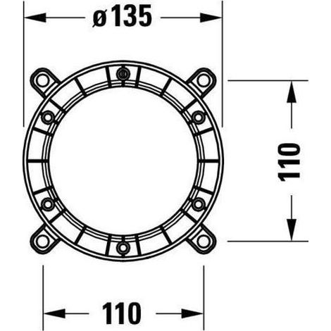 Duravit Grundkörper Unterputzmodell für Einhebel-Wannenmischer (1/5)