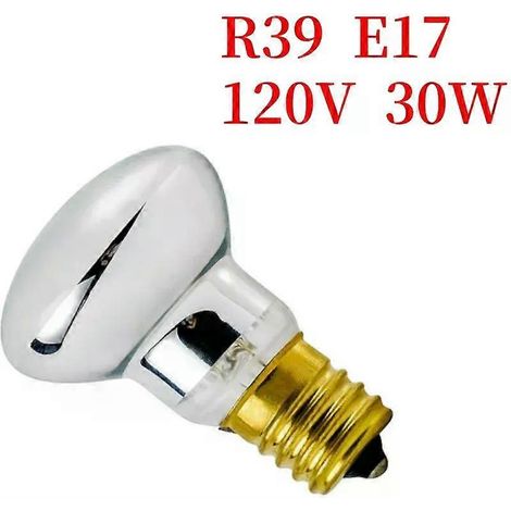 Ampoule de rechange R39 E17 blanc chaud à réflecteur pour lampe à lave, compatible avec les lampes à paillettes et les lampes à incandescence (chambre). (1/5)