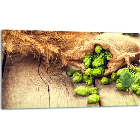 Tagliere della lastra di vetro 52x30 hops (1/5)