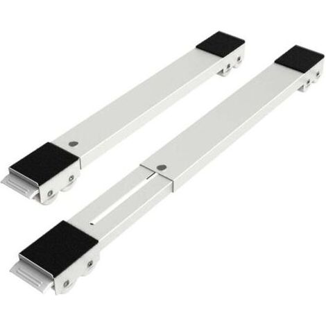 Roulettes extensibles pour lave-linge et réfrigérateur, robustes, roulettes de support pour lave-linge et réfrigérateur, pour le déménagement, lave-linge et sèche-linge, base mobile (1/4)