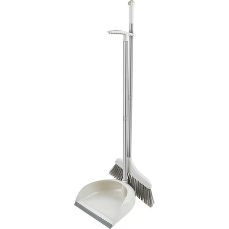 Home Cleaning and Sweeping Kit - Broom and Dustpan with Long Handle (1/5)