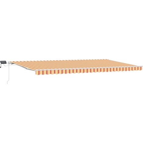 Maison Exclusive - Tenda Retrattile Giallo e Arancione 600 × 350 cm