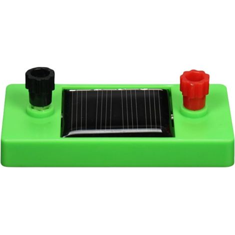 Pannello per la produzione di energia solare, strumento didattico, sussidio per l'insegnamento, esperimento sull'elettricità a scopo dimostrativo.